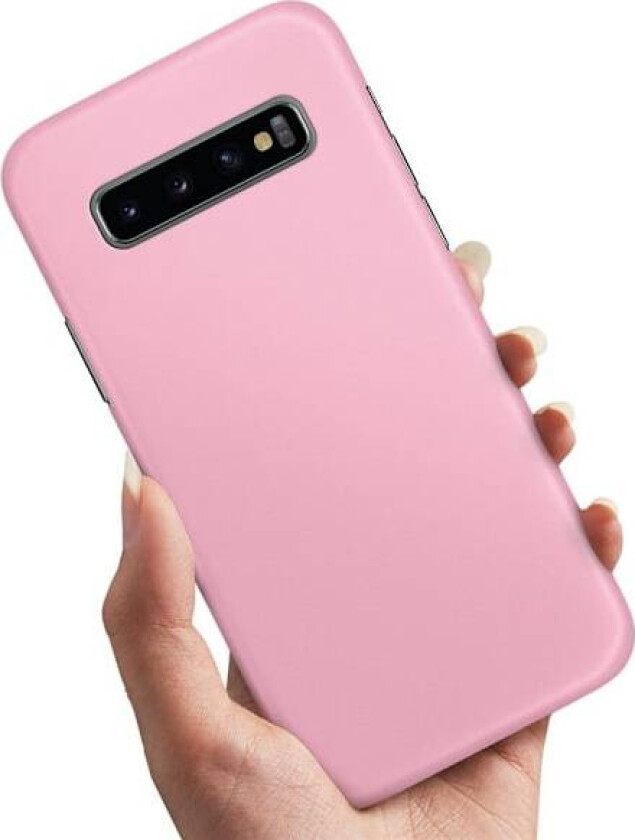 Samsung Galaxy S10 Plus - Deksel/Mobildeksel Lyserosa Light pink