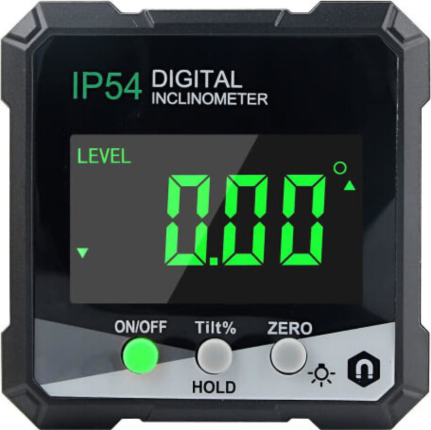 Digital vinkelmåler, vinkelmåler/vinkelmåler med LCD