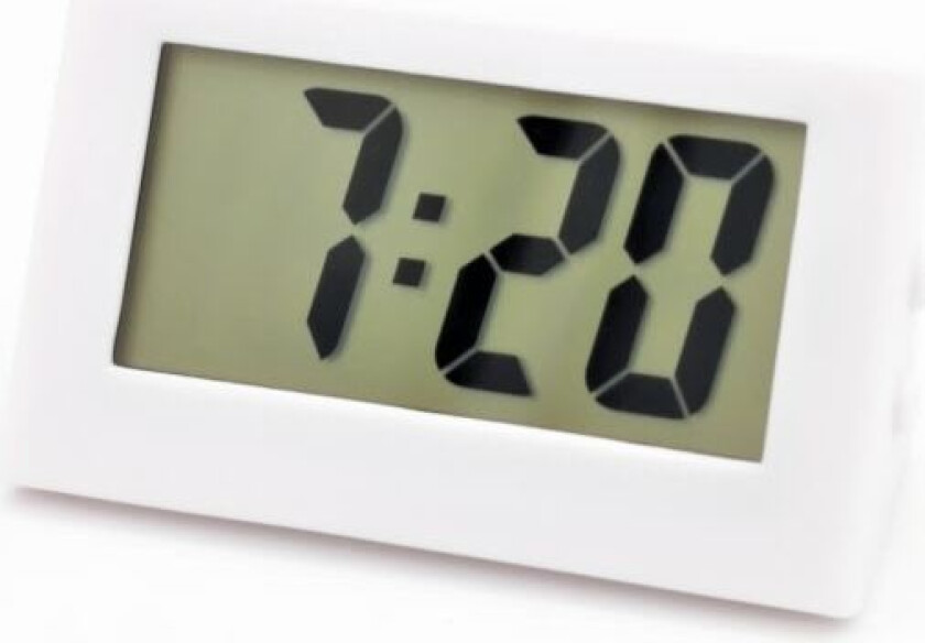 Digitalt vekkerklokke, liten klokke, mini, kan brukes som bilklokke eller T