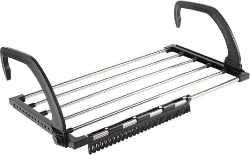Uttrekkbar tørkestativ for balkong