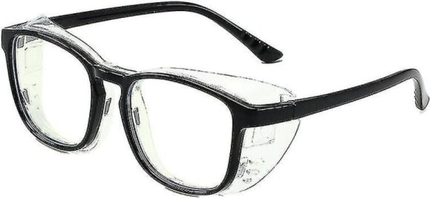 Fuktighetskammerbriller Anti Tørrøyne Menn Kvinner Anti Pollen Lysblokkerende Briller Gafas Para Ojo Seco Bjl (FMY) C1 Black