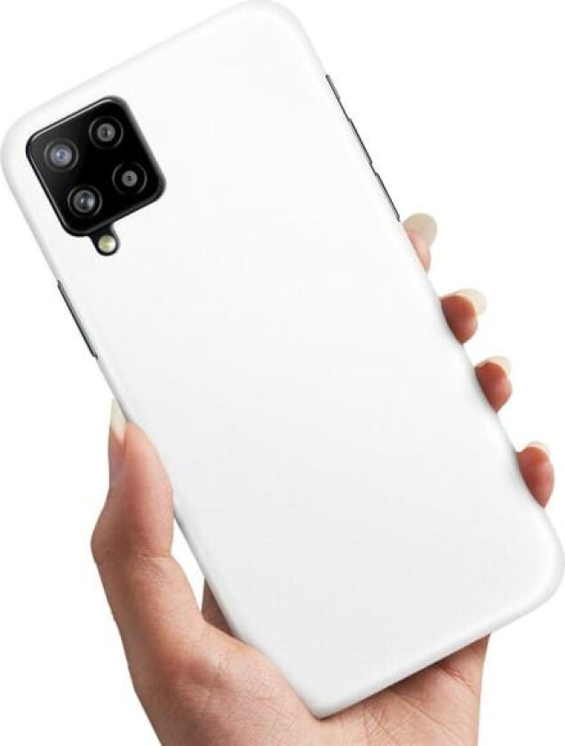 Samsung Galaxy A12 - Deksel/Mobildeksel Hvit