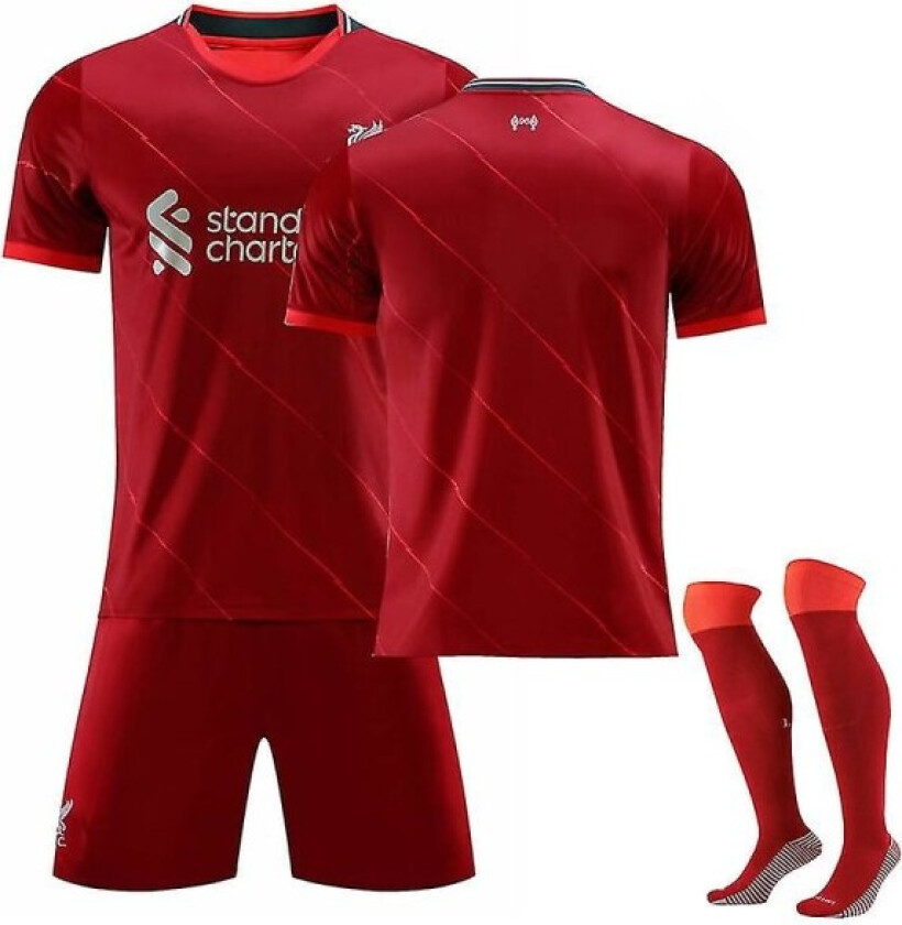 21/22 Liverpool Hjem Salah Fotballdrakt Treningsdrakter Without Number 16 (90-100)