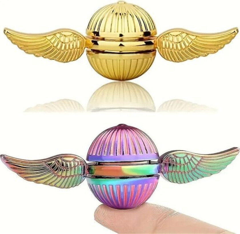 Harry Potter Fidget Spinner Magic Orb Angst Sensorisk Leke Finger Spinning Stress Relief Gaver Til Barn & Voksne Metall Rastløs Skrivebord Dekorasjon Dekor Gold
