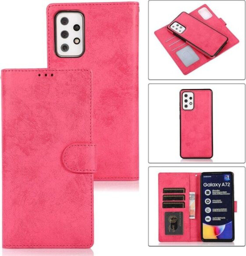 Samsung Galaxy A52 - LEMAN lommebokdeksel Rosa