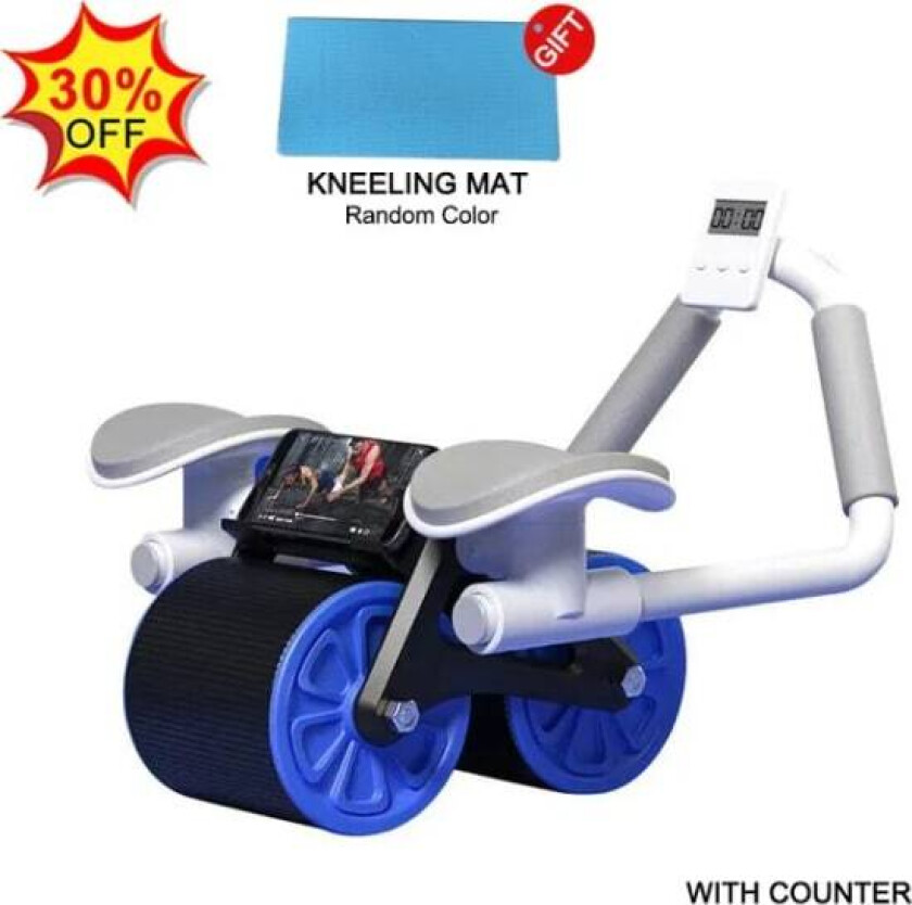 Automatisk Rebound Belly Wheel Abdominal Wheels Wit C