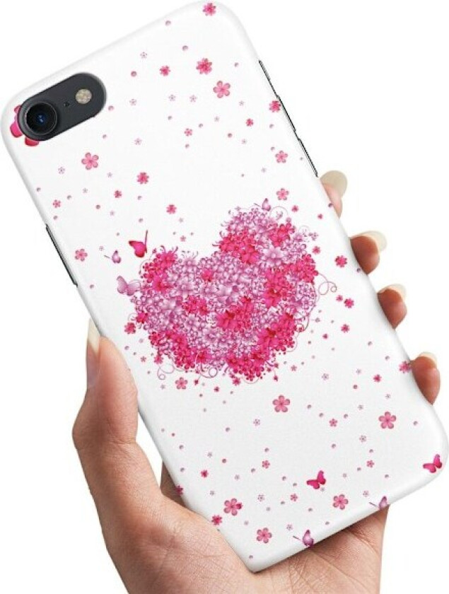 iPhone 6/6s - Deksel/Mobildeksel Blomsterhjerte