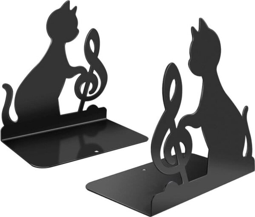 IC Bokstøtte i rustfritt stål, for store, tunge bøker (Musical Cat)