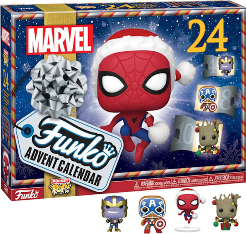 Funko Pop! Adventskalender: Marvel - Jul, Flerfarget, En Størrelse A