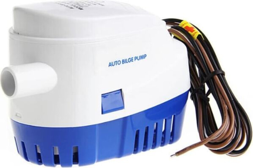 Bilde av Automatisk nedsenkbar lensepumpe for båt, campingvogn, camping, lite svømmebasseng og fontene 12 V 4165 l/t