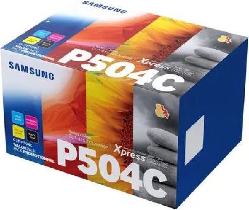 Hp Samsung Toner Rainbow Kit (b/c/m/y) Clt-p504c