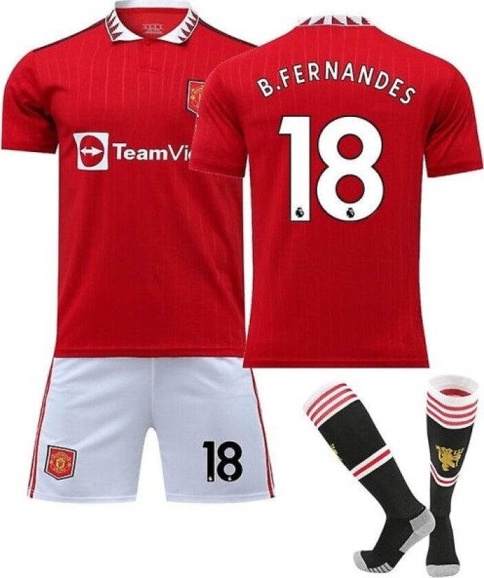 2022/23 Ny Manchester United fotballdrakt for voksne W B.FERNANDES 8 S