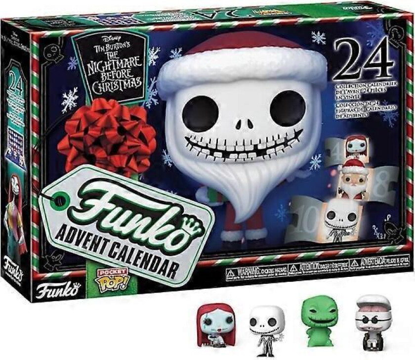 Adventskalender: The Nightmare Before Christmas - 24 lomme-Pop! Vinylfigurer