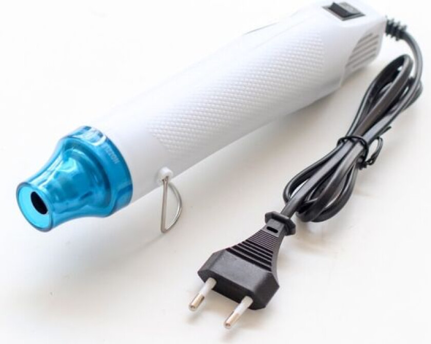 300W varmluftspistol håndholdt mini varmluftspistol for preging varmeverktøy 220/110V EU-plugg