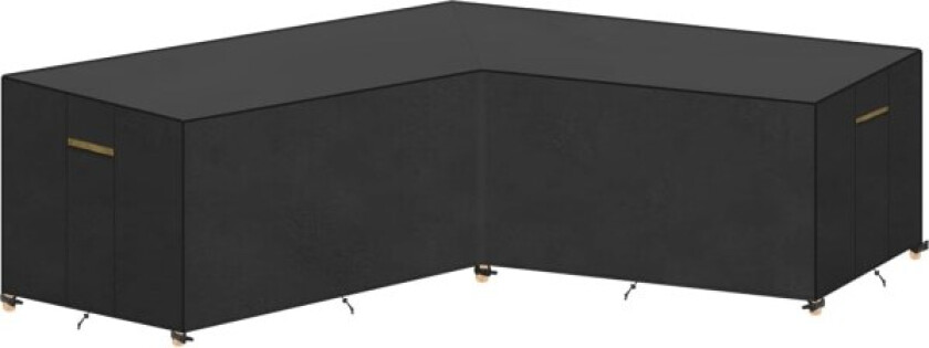 Vanntett Sofa Deksel, Utendørs Møbeltrekk Hage Møbler Presenning Møbler Beskyttende Deksel L-formet Hjørnesofa Deksel Egnet 215x215x87cm