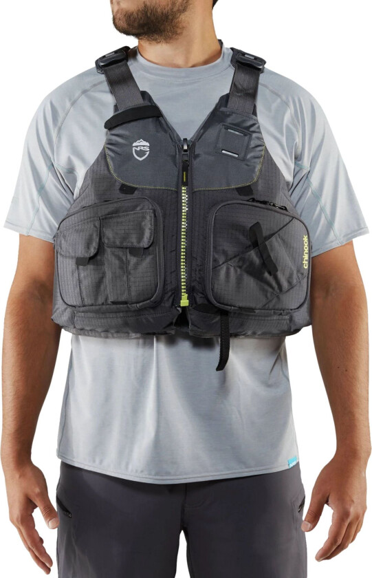 Chinook Fishing PFD, fiskevest unisex Charcoal