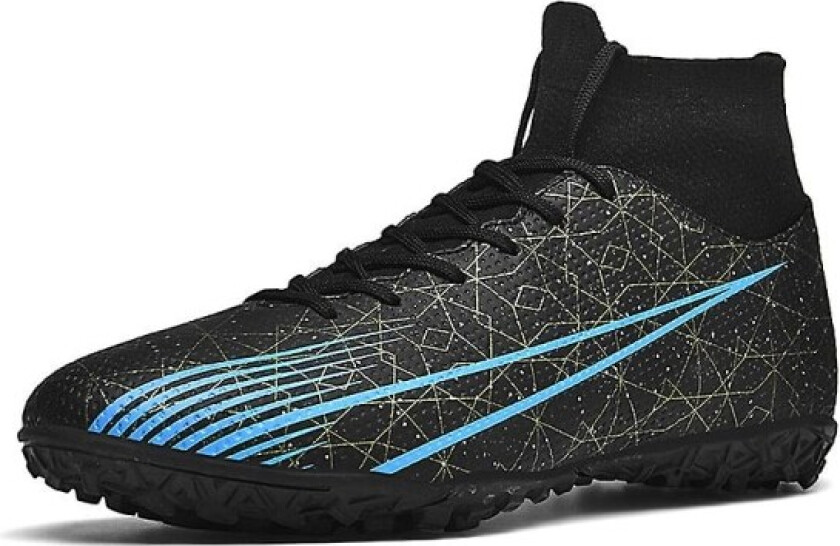 Fotballsko for menn Anti-skli Fotballsko for herre, Gras Fotball Sneakers 2L20167-1 Black 38