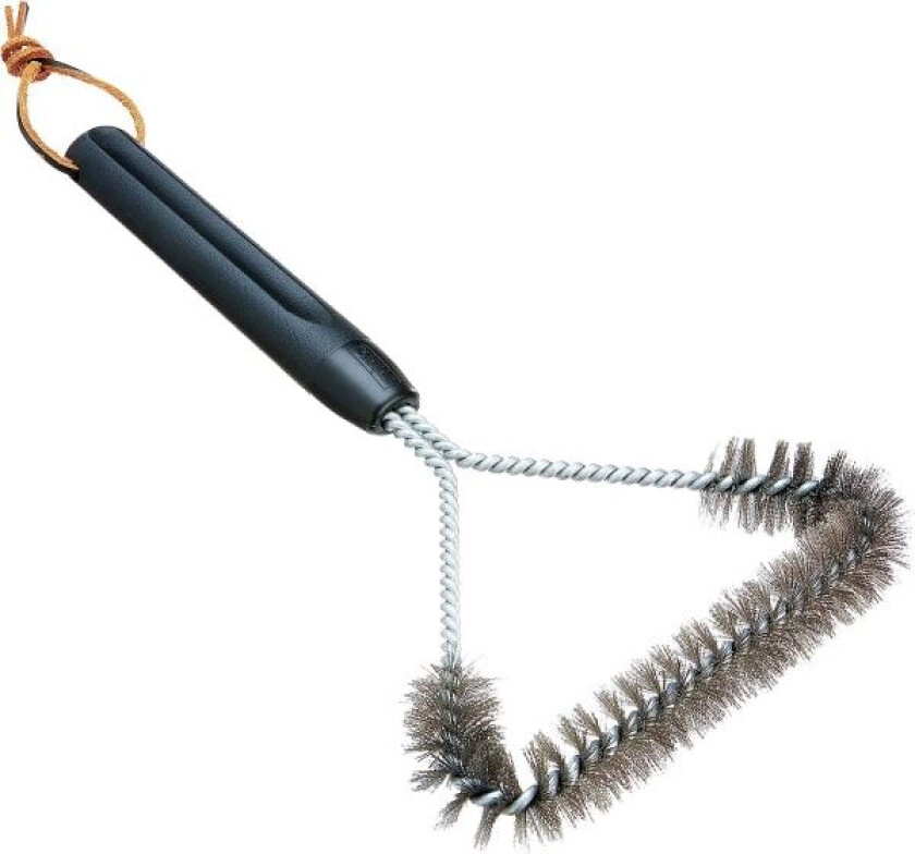 IC Weber 3-sidig Grillbørste, 30 cm Størrelse, Svart