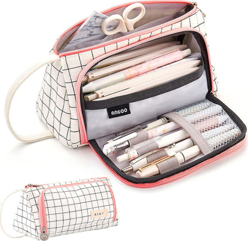 Pennal, stor kapasitet pennal, college jente pennal