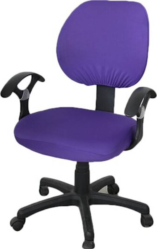 2 stk. Universal Computer Office Chair Ryggstøtte Deksel Beskyttende Stretchable Roterende Drafting Chair Slipcover