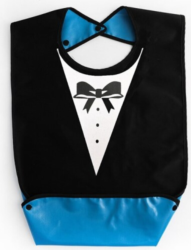 1 stk Praktisk og vanntett smekke for voksne, slitesterk smekke med lomme for ris