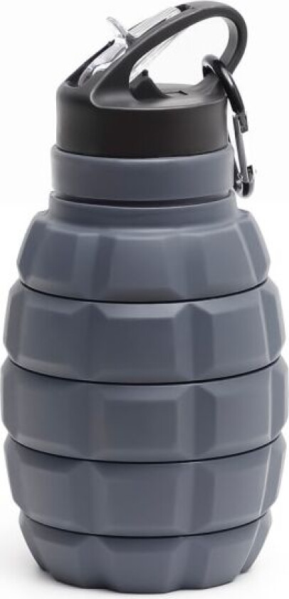 Foldbar Granat 580 ml Karabinkrok + Lekkasjesikker Sportsflaske BPA