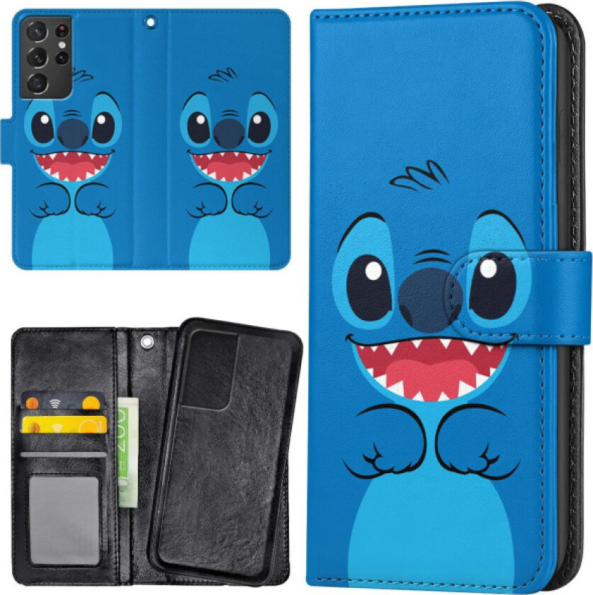 Samsung Galaxy S21 Ultra - Lommebok Deksel Stitch Multicolor