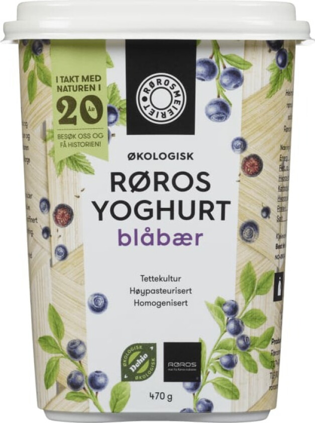Røros Blå Yoghurt Økologisk 470g