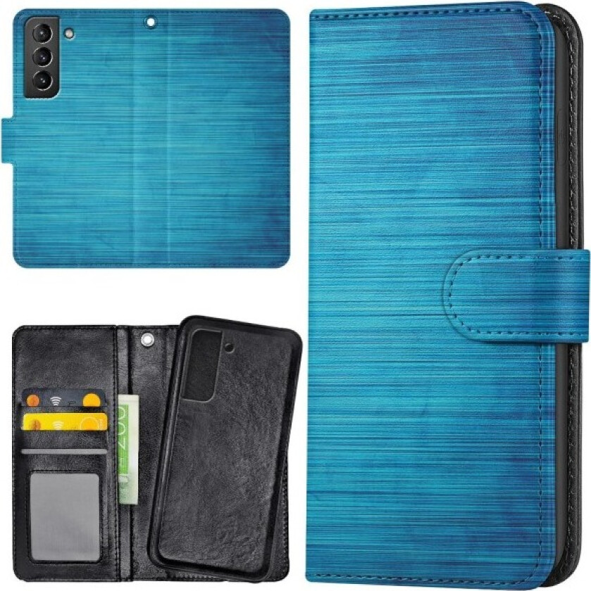 Samsung Galaxy S21 FE 5G - Lommebok Deksel Ripet Tekstur Multicolor