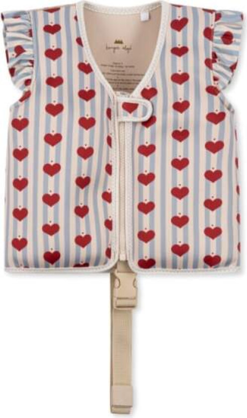 Svømmevest for småbarn, svømmejakke for barn Rød 2-4 år