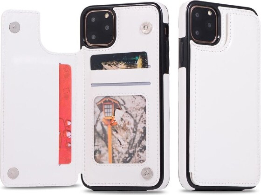 Elegant støtbestandig deksel med kortlomme - iPhone 11