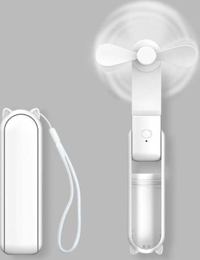 Lommevifte, Mini bærbar håndholdt vifte, USB oppladbar batteri
