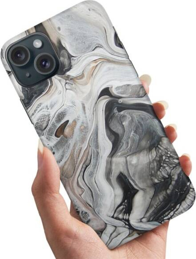 iPhone 15 - Deksel/Mobildeksel Marmor