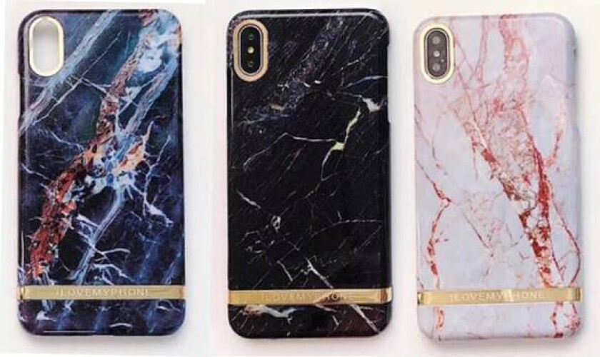 I.L.M.P. iPhone Xs MAX deksel marmor White