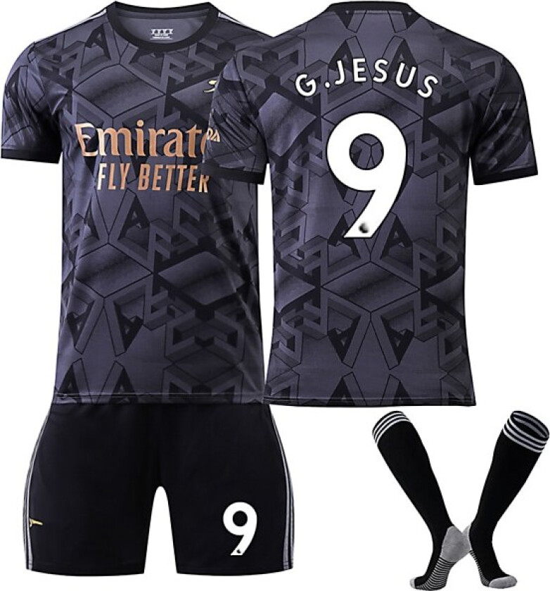 Arsenal F.C. 22-23 Bortelagstrøye G.JEU nr. 9 Fotballdrakt W V S