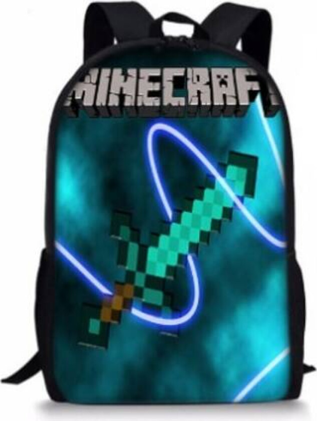 Minecraft ryggsekk for barn Student skolevesker skulderveske -1 A