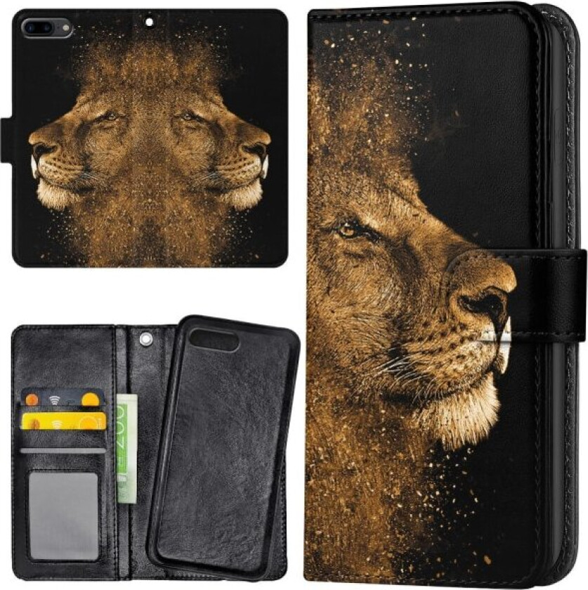iPhone 7/8 Plus - Lommebok Deksel Lion