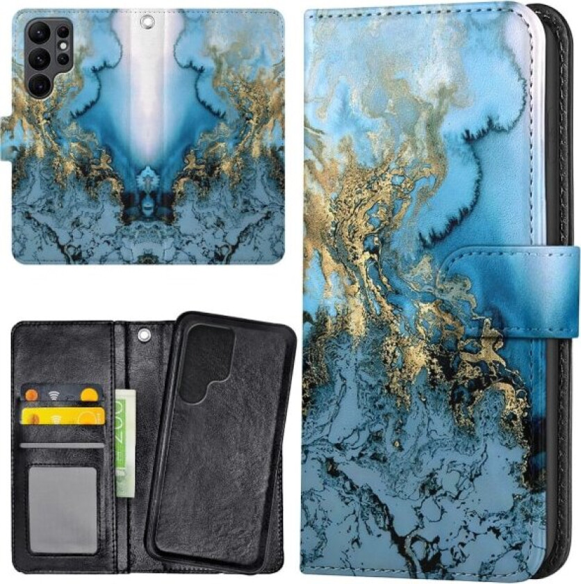 Samsung Galaxy S23 Ultra - Lommebok Deksel Kunstmønster