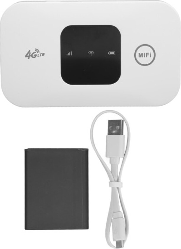 4G bærbar WiFi Hotspot Router - Raskt mobilt internett for telefon, bærbar PC, nettbrett