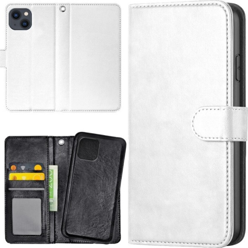 iPhone 15 Plus - Lommebok Deksel Hvit