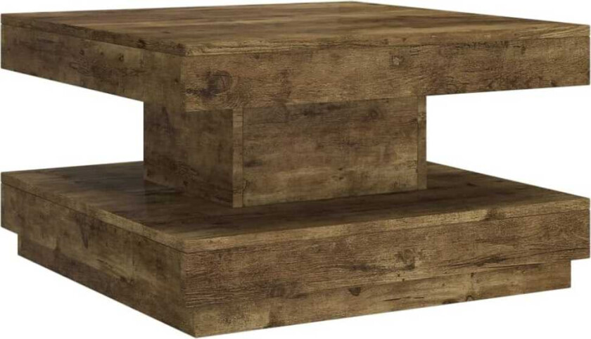 Sofabord mørkebrun 60x60x35 cm MDF