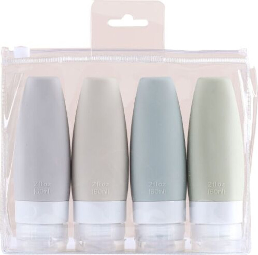 Silikon reiseflaske, konisk kosmetikkoppbevaringsflaske