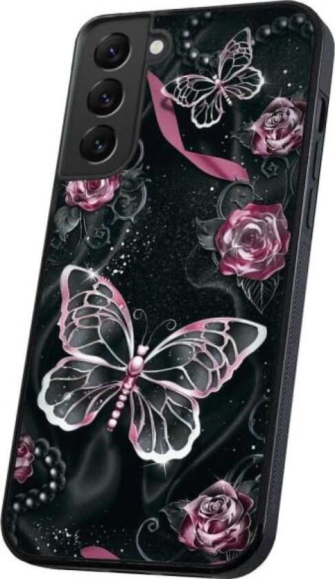 Samsung Galaxy S22 - Deksel/Mobildeksel Sommerfugler