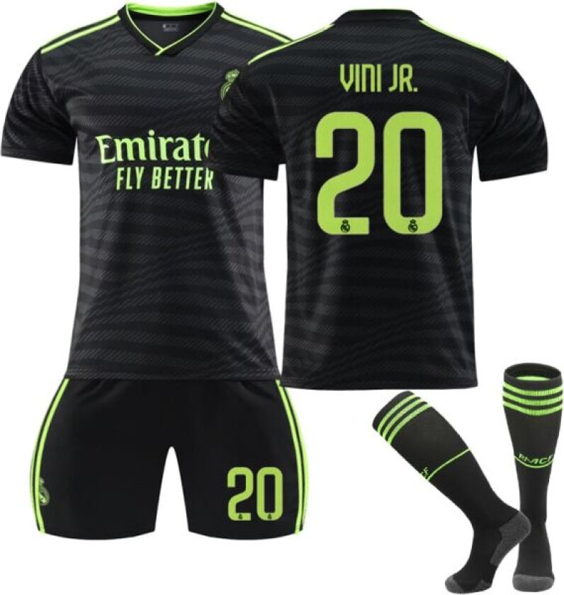 Real Madrid tröye 22/23 nr 20 fotballdrakt for barn V Suit With Socks 24(130-140)
