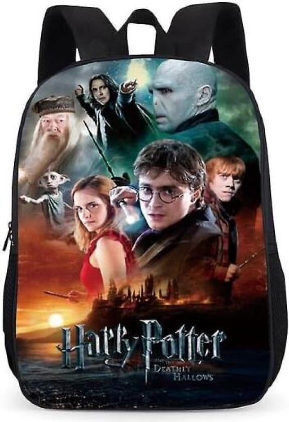 Harry Potter Vanntett Skolesekken Laptop Ryggsekk