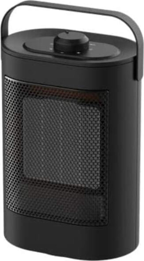 Elektrisk varmeovn, 1500W vifteovn Svart