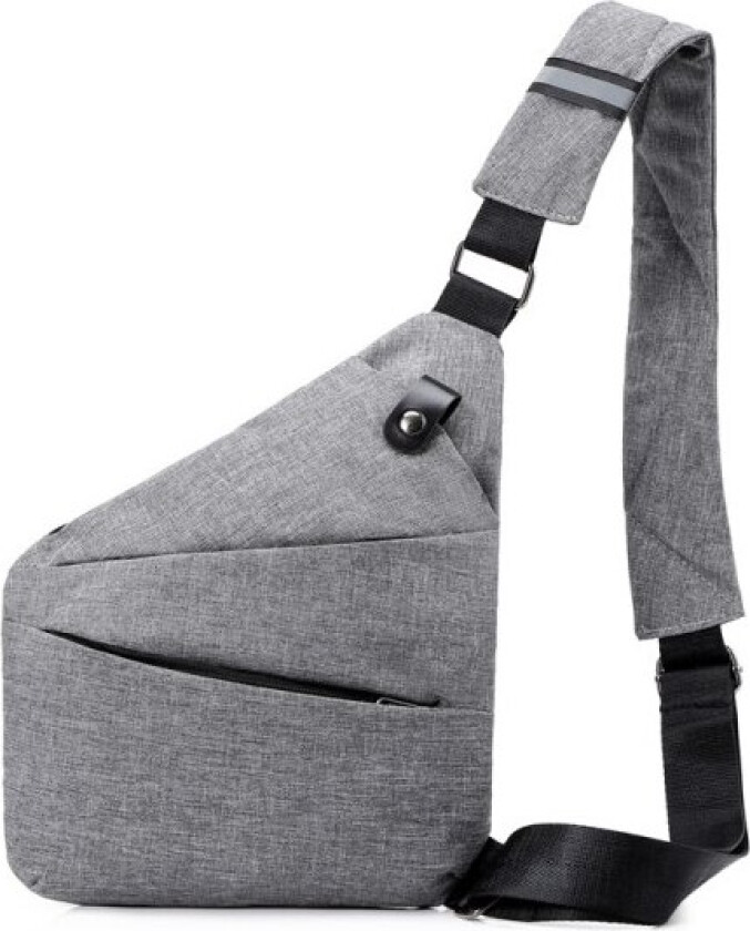 Herre Sling Crossbody Bag Lett Brystveske Vannbestandig