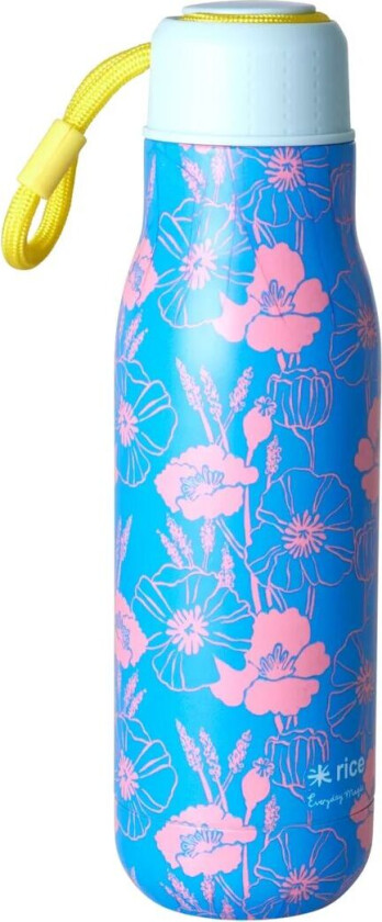 Rice termoflaske 50 cl Poppie love-blue