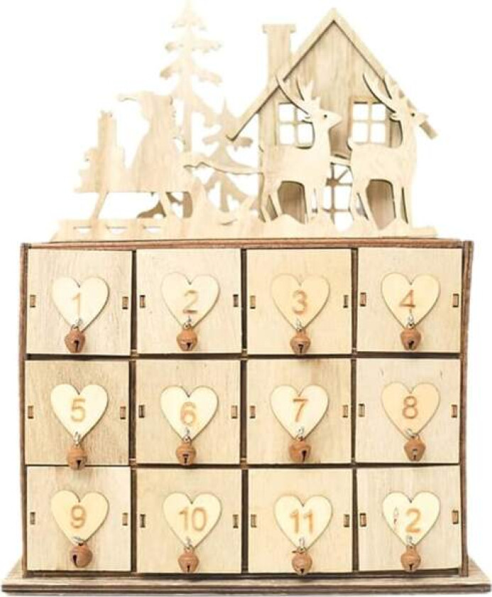 Tretre adventskalender i tre, julekalender for nedtelling til jul