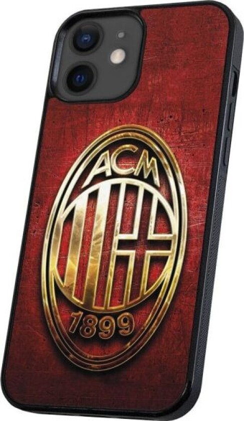 iPhone 12/12 Pro - Deksel/Mobildeksel A.C Milan Multicolor